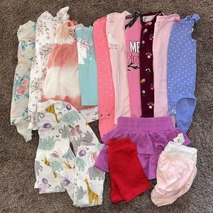 Babygirl 18m spring & summer dress top shorts bundle!!